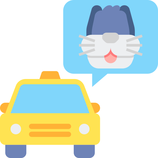 taxi pour animaux de compagnie Icône gratuit taxi pour animaux de compagnie Icône gratuit