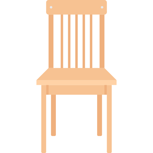 Chair Coloring Flat icon