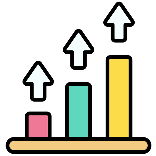 crecimiento icono gratis