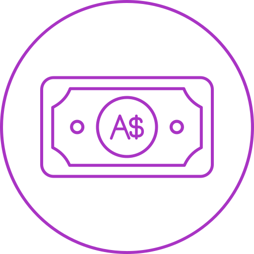 australischer dollar kostenlos Icon australischer dollar kostenlos Icon