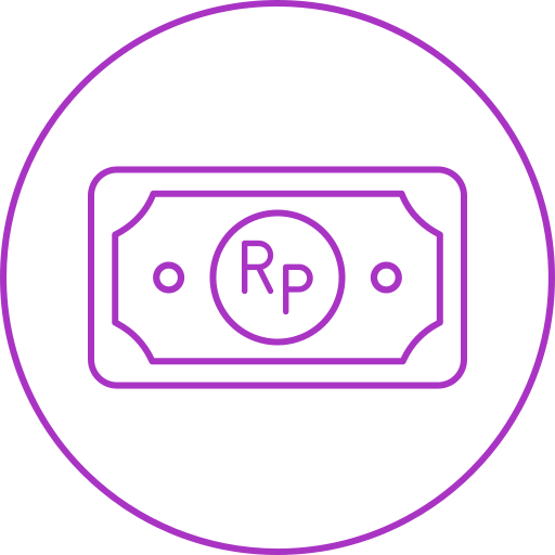 인도네시아 루피아 무료 아이콘