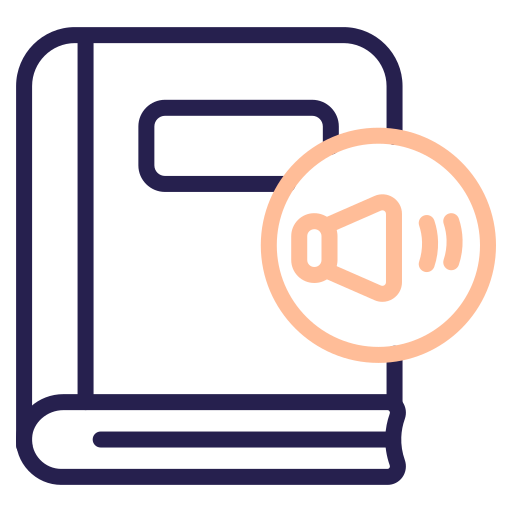 audio libro icono gratis