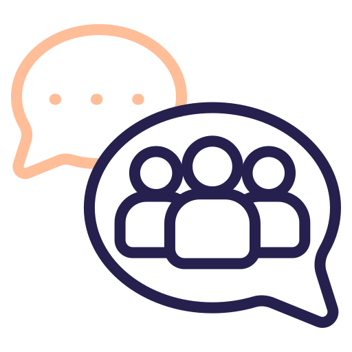 Chat room free icon