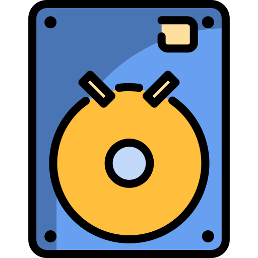 Harddisk Winnievizence Lineal color icon