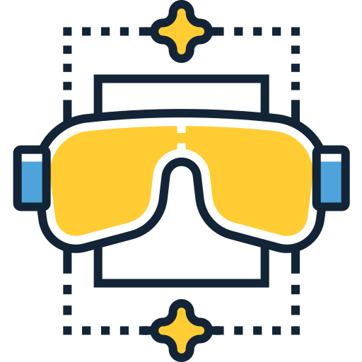 Gafas de seguridad icono gratis