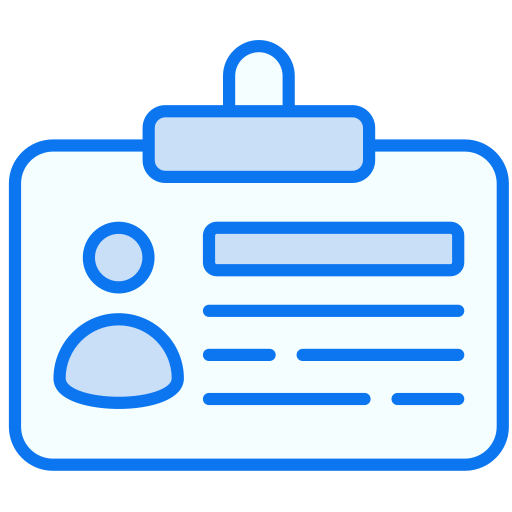 tarjeta de identificación icono gratis