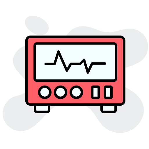 monitor de electrocardiograma icono gratis