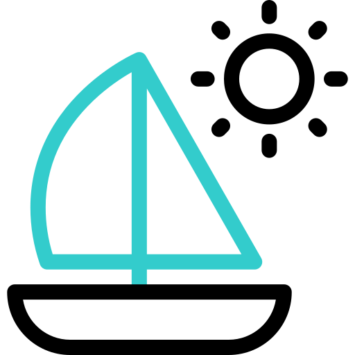 barco a vela grátis ícone