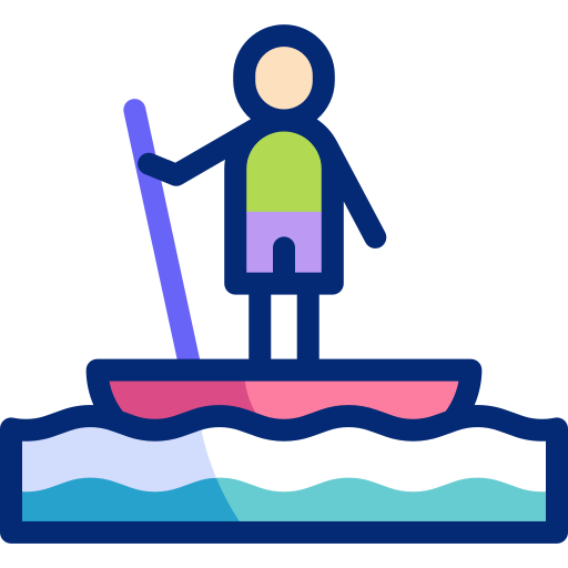 paddleboarding icono gratis