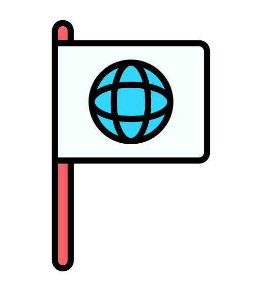 Flag free icon