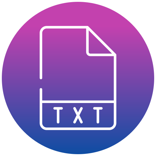 archivo de texto icono gratis