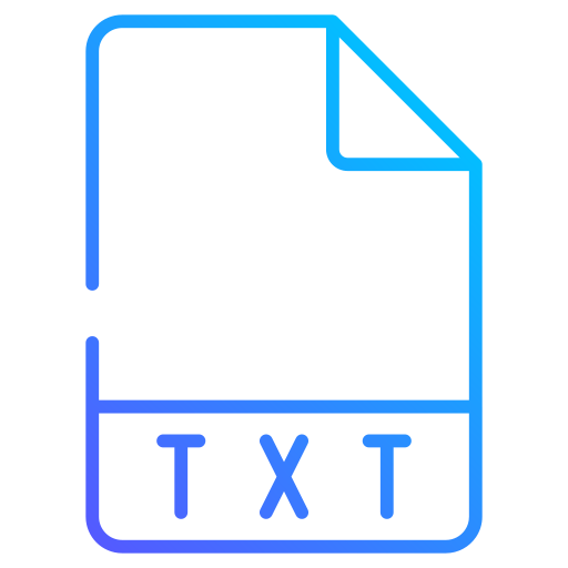 archivo de texto icono gratis