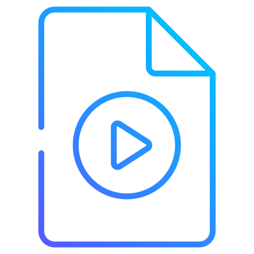 archivo de vídeo icono gratis