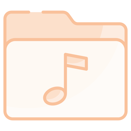 Music folder free icon