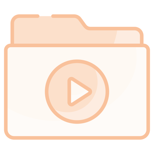 Video folder free icon