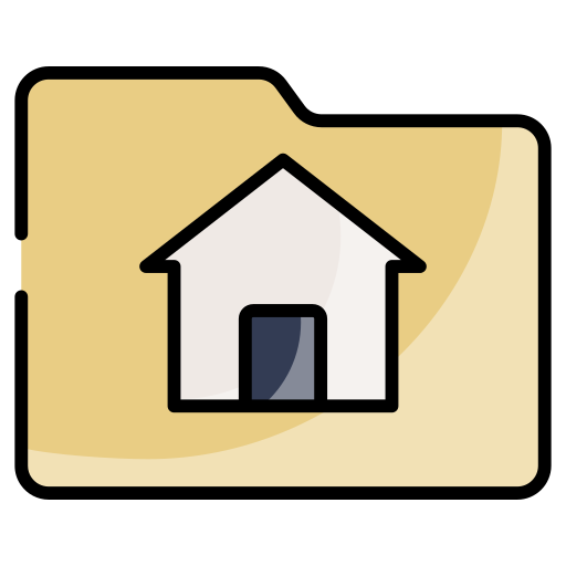 Home folder free icon Home folder free icon