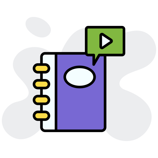 Video lesson free icon