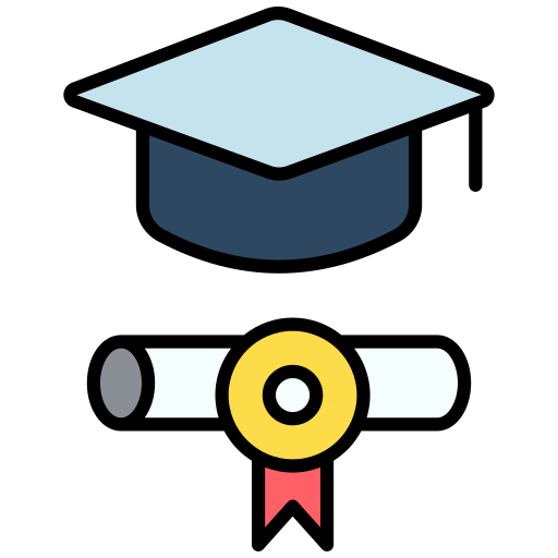 graduación icono gratis