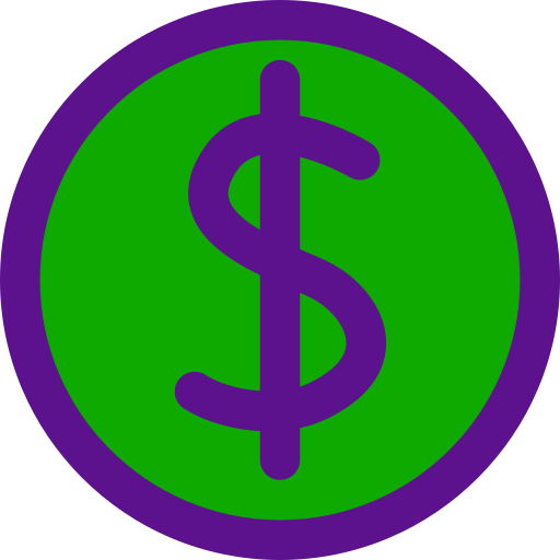 Dollar free icon