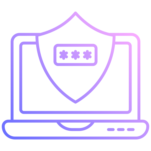 la seguridad informática icono gratis