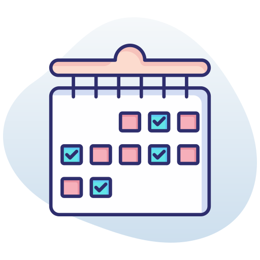 calendario de eventos icono gratis