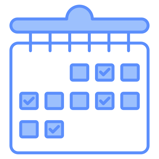 calendario de eventos icono gratis