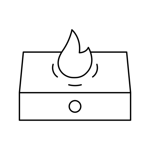 poêle Icône gratuit