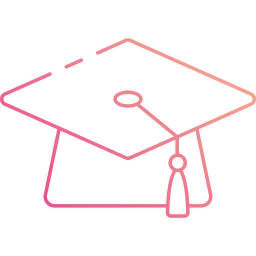 gorro de graduación icono gratis