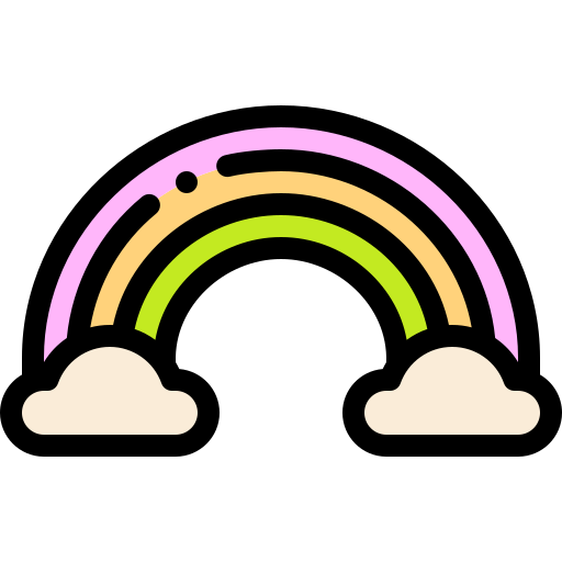 Arco iris icono gratis