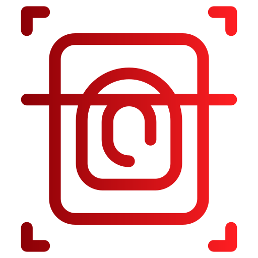 huella dactilar icono gratis