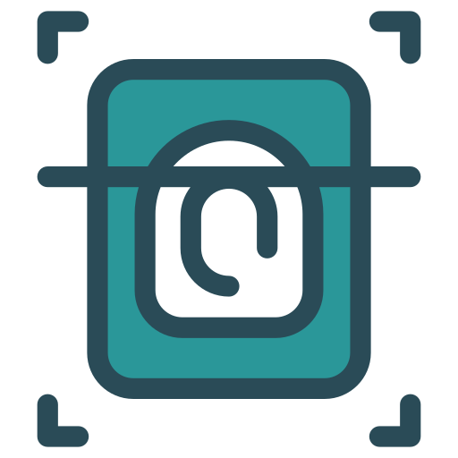 huella dactilar icono gratis