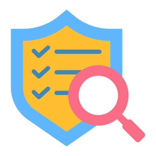 auditoría de seguridad icono gratis