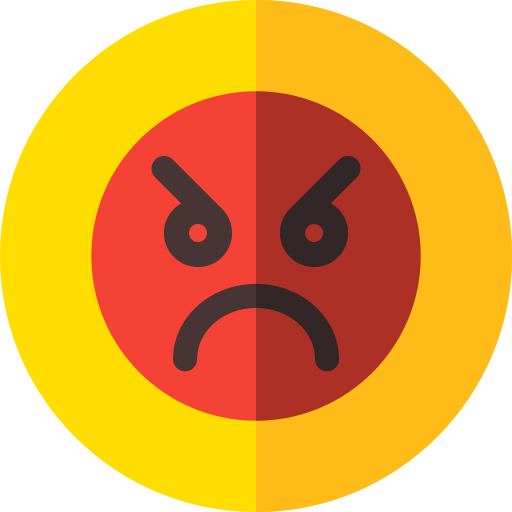 wütend kostenlos Icon