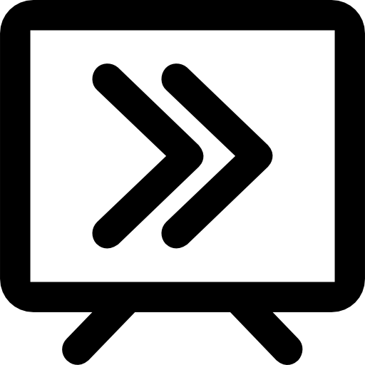 avance rápido icono gratis