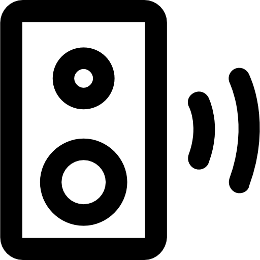 altavoz icono gratis