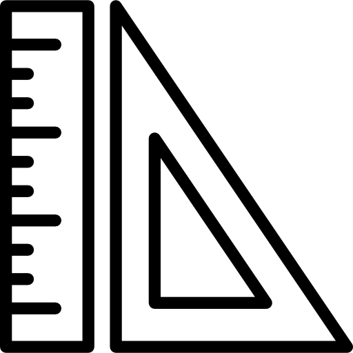 Ruler Detailed Straight Lineal icon