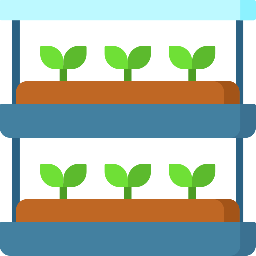 Agricultura vertical icono gratis