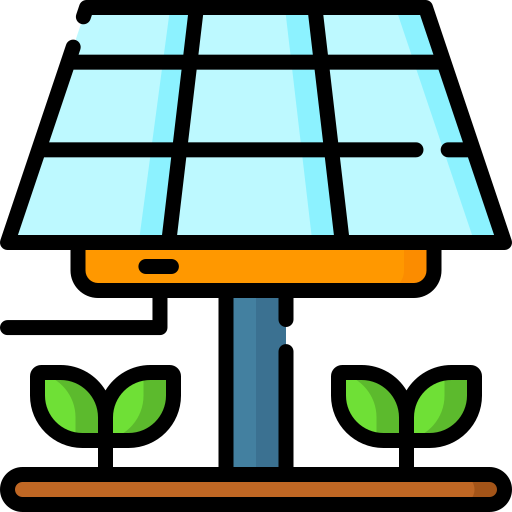 Energía solar icono gratis