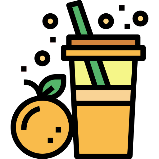 Orange juice Smalllikeart Lineal Color icon