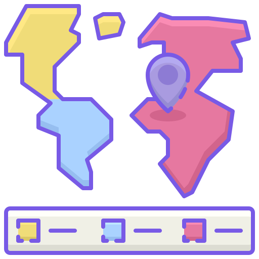 Mapa icono gratis