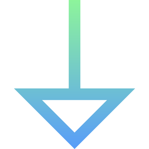 Flecha hacia abajo icono gratis