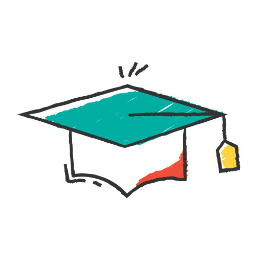 graduación icono gratis
