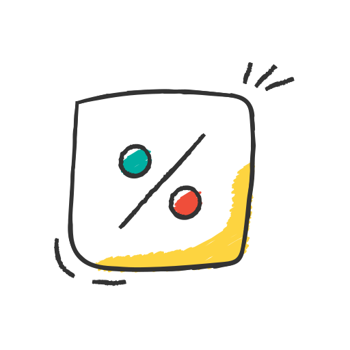 porcentaje icono gratis