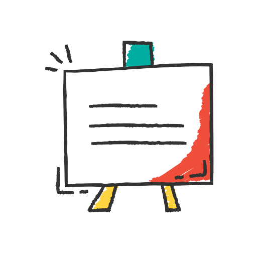 presentación icono gratis