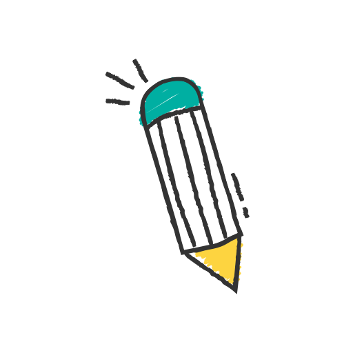 escribiendo icono gratis