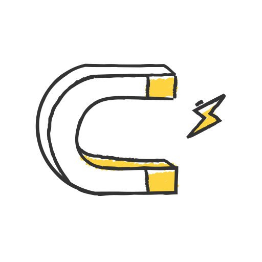 magnetismo icono gratis