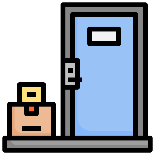 entrega icono gratis