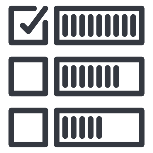 elección icono gratis