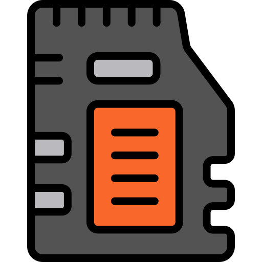 tarjeta sd icono gratis