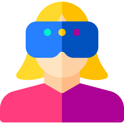 gafas de realidad virtual icono gratis